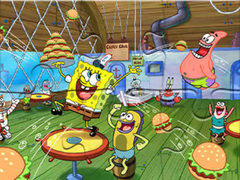 თამაშის Jigsaw Puzzle: SpongeBob SquarePants Work Time
