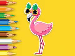 თამაშის Coloring Book: Flamingo