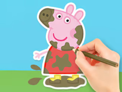 თამაშის Coloring Book: Peppa In The Mud