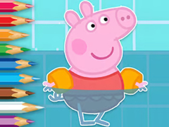 თამაშის Coloring Book: Peppa Swimming
