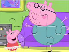 თამაშის Jigsaw Puzzle: Daddy Pig Dancing