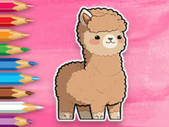 თამაშის Coloring Book: Cute Alpaca
