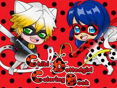 თამაშის Chibi Dotted Girl Coloring Book