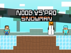 თამაშის Noob vs Pro Snowman