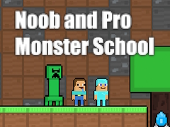 თამაშის Noob and Pro Monster School