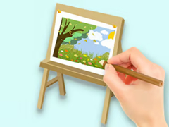 თამაშის Coloring Book: Paysage Drawing Board