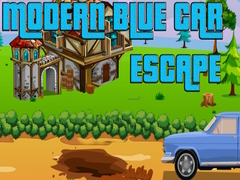 თამაშის Modern Blue Car Escape