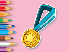 თამაშის Coloring Book: Medal