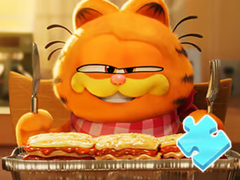 თამაშის Jigsaw Puzzle: Garfield And Lasagna