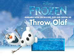 თამაშის Frozen: Throw Olaf