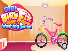 თამაშის Girl Bike Fix & Washing Salon