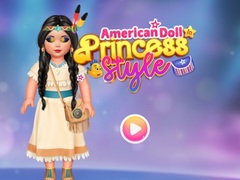 თამაშის American Doll In Princess Style