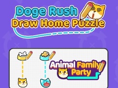 თამაშის Doge Rush : Draw Home Puzzle