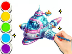 თამაშის Coloring Book: Space Travel