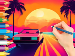 თამაშის Coloring Book: Sunset Driving