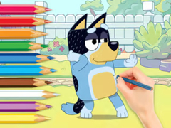 თამაშის Coloring Book: Bluey And Bingo