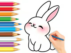 თამაშის Coloring Book: Cute Rabbit