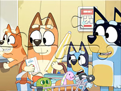 თამაშის Jigsaw Puzzle: Bluey Shopping Day