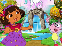 თამაშის Jigsaw Puzzle: Dora Wonderland