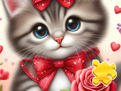 თამაშის Jigsaw Puzzle: Rose Cat