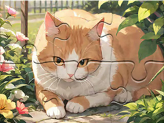 თამაშის Jigsaw Puzzle: Cat Garden