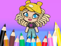 თამაშის Coloring Book: Avatar Life Girl