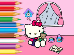 თამაშის Coloring Book: Hello Kitty Rainy Day