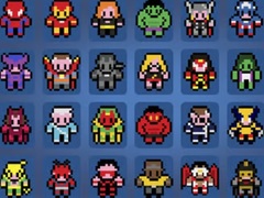 თამაშის Pictures By Numbers Superheroes