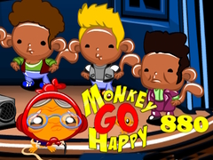 თამაშის Monkey Go Happy Stage 880 New Monkeys On Block Theme