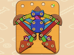 თამაშის Wood & Screw Puzzle