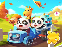 თამაშის Jigsaw Puzzle: Baby Panda Autumn