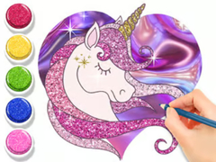 თამაშის Coloring Book: Glowing Unicorn