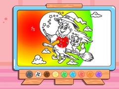 თამაშის Coloring Book: Halloween Little Witch