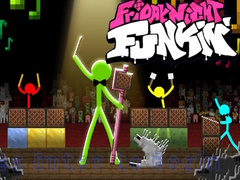 თამაშის FNF Rush E : Animation vs. Minecraft