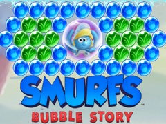 თამაშის Smurfs Bubble Story