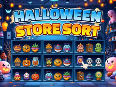 თამაშის Halloween Store Sort