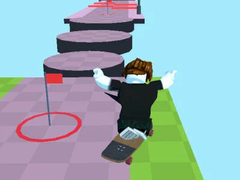 თამაშის Obby: Skateboard Race