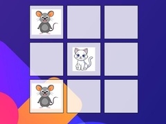 თამაშის Tic-tac-toe Mouse Vs Cat
