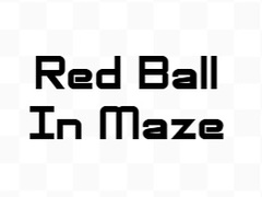 თამაშის Red Ball In Maze