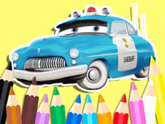თამაშის Coloring Book: Cars Sheriff