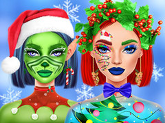 თამაშის Ellie Christmas Makeup