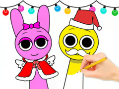 თამაშის Coloring Book: Sprunki Christmas