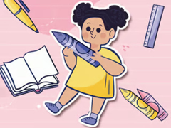 თამაშის Kids Quiz: Stationery Story