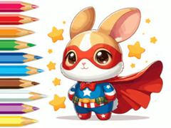 თამაშის Coloring Book: Super Rabbit
