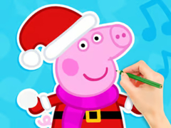 თამაშის Coloring Book: Peppa Pig Snowman