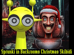 თამაშის Sprunki in Backrooms Christmas Skibidi 