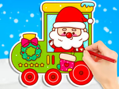 თამაშის Coloring Book: Christmas Train