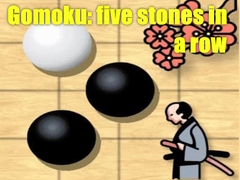 თამაშის Gomoku: five stones in a row