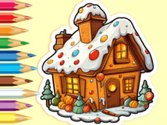 თამაშის Coloring Book: Christmas Candy House