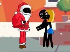 თამაშის Stickman Santa